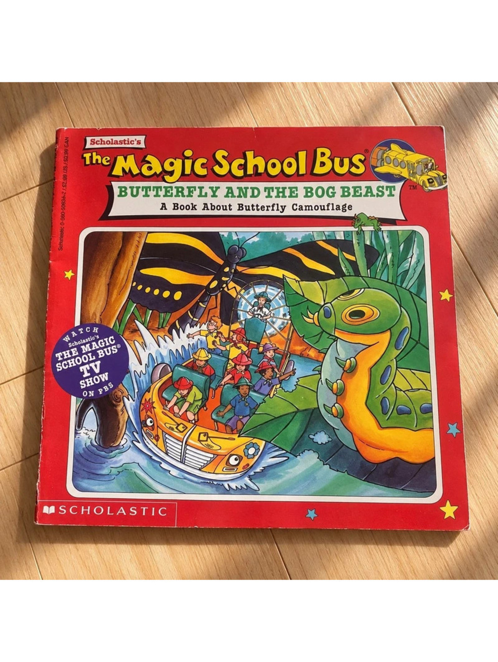 Magic School Bus Butterfly and the Bog Beast 1996 Scholastic Vintage Book